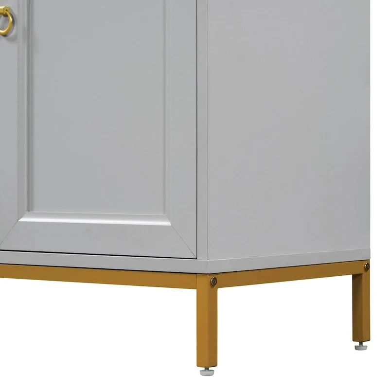 Sideboard with Extra Large Storage Space and Metal Handles