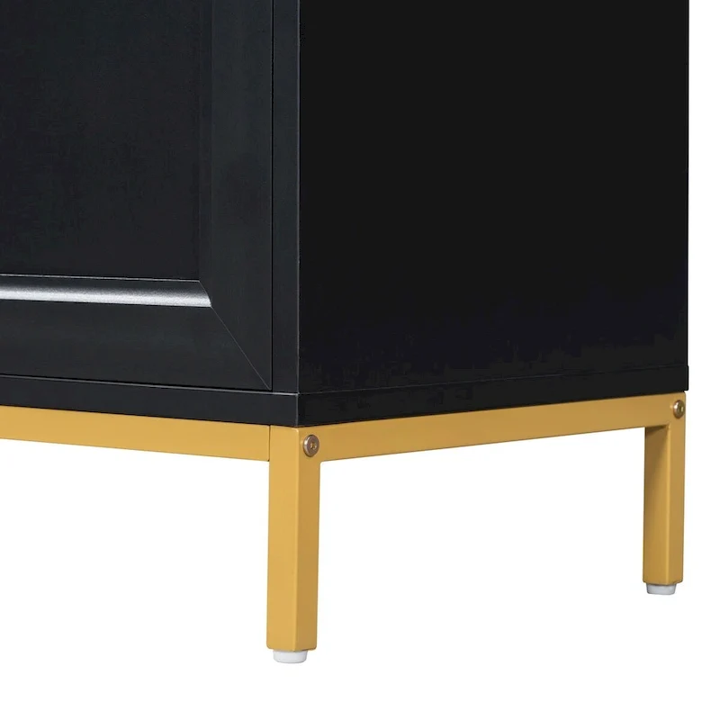 Sideboard with Extra Large Storage Space and Metal Handles