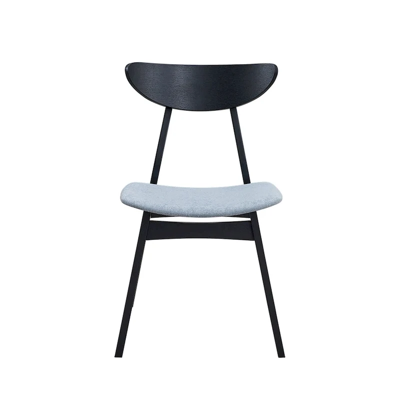 Modern 2-Piece Wooden Dining Chair Set, Wooden Frame with Backrest and Cushioned Seat, Suitable for Dining Room and Living Room