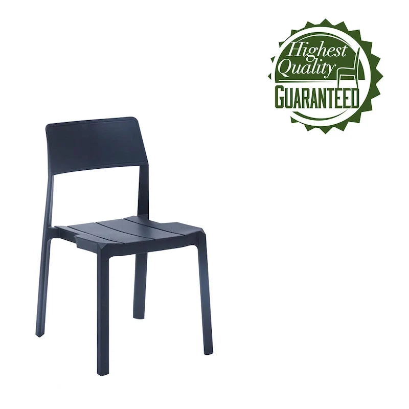 Porthos Home Brock Stackable Dining Chairs Set of 4, Overall Plastic