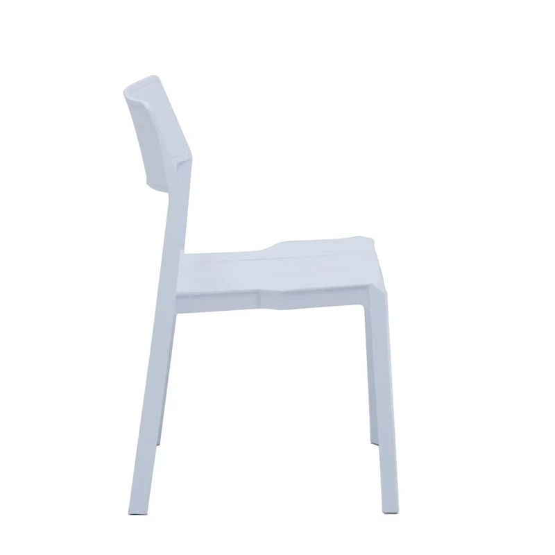 Porthos Home Brock Stackable Dining Chairs Set of 4, Overall Plastic
