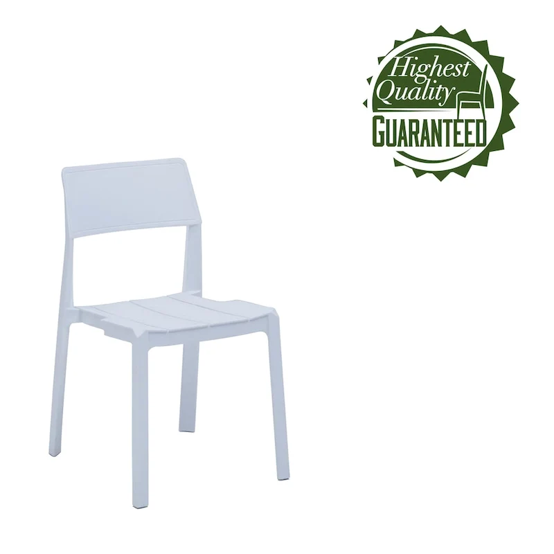 Porthos Home Brock Stackable Dining Chairs Set of 4, Overall Plastic
