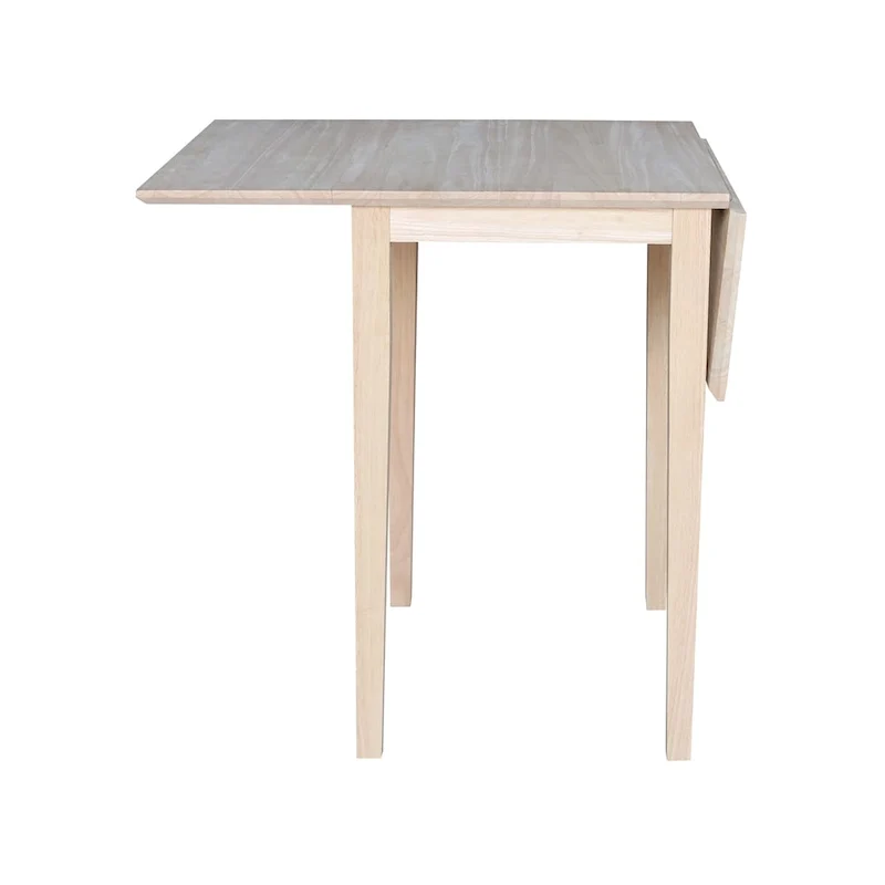 International Concepts Small Drop Leaf Shaker Style Dining Table