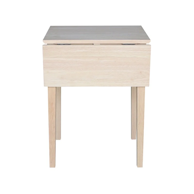 International Concepts Small Drop Leaf Shaker Style Dining Table