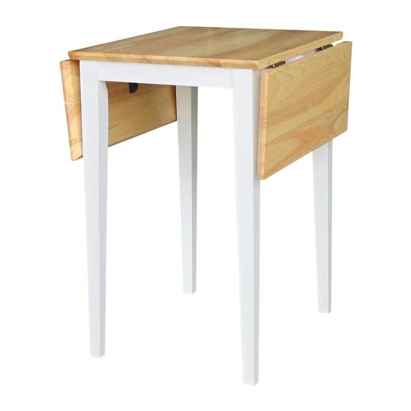 International Concepts Small Drop Leaf Shaker Style Dining Table