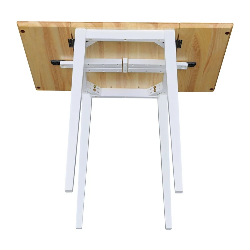 International Concepts Small Drop Leaf Shaker Style Dining Table