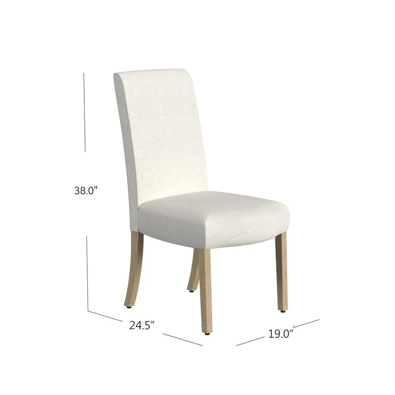 HomePop Scalloped Detail Dining Chair - Set of 2