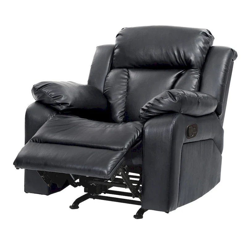 Daria Faux Leather Upholstery Reclining Chair - 38L x 37W x 41H