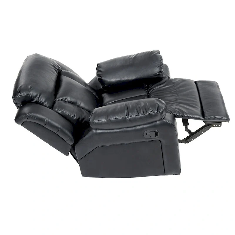 Daria Faux Leather Upholstery Reclining Chair - 38L x 37W x 41H