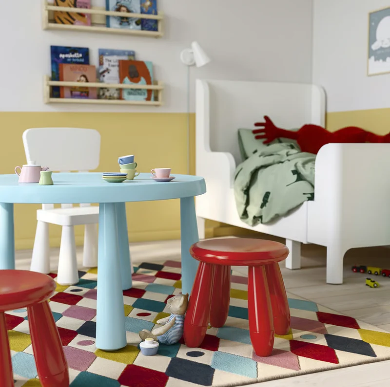 MAMMUT Children's stool, in/outdoor/red
