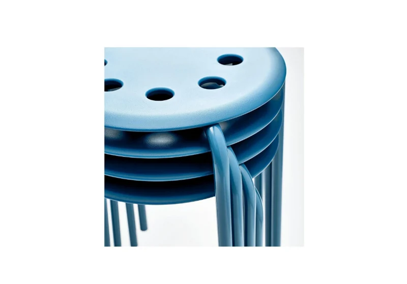 MARIUS stool , blue, 45 cm