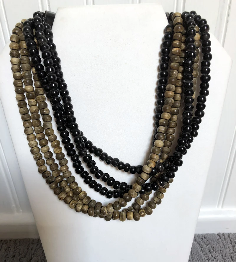 Multi-Strand Beaded Necklace