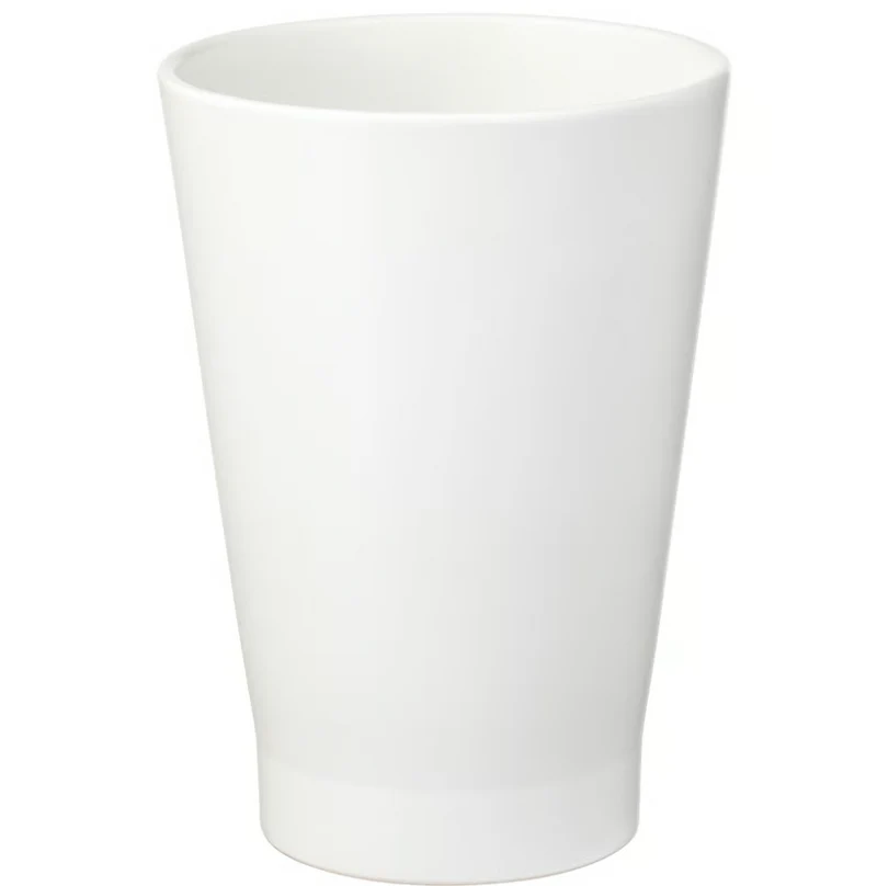 PAPAJA Plant pot, white, 12x19 cm
