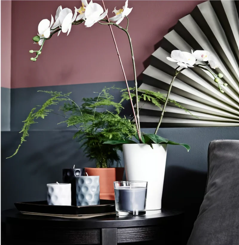 PAPAJA Plant pot, white, 12x19 cm