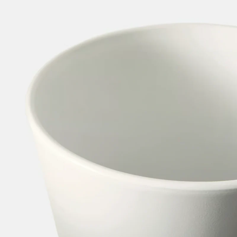 PAPAJA Plant pot, white, 12x19 cm