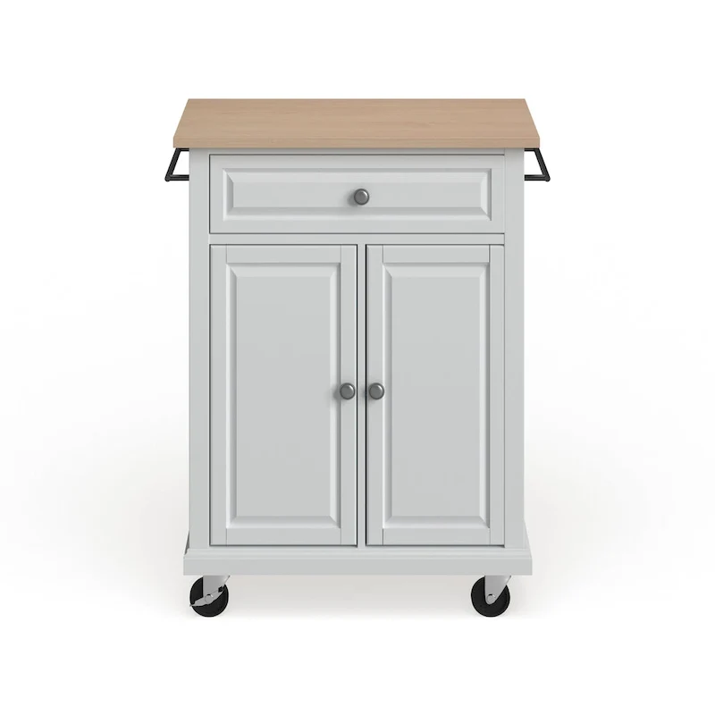 Crosley Compact Wood Top Kitchen Cart - 31W x 18D x 35.5H