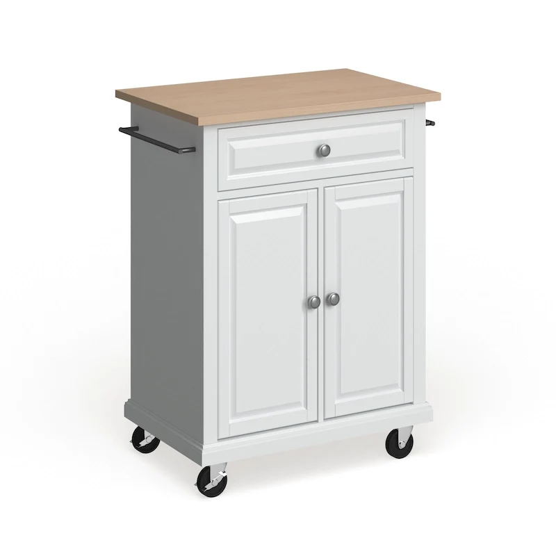 Crosley Compact Wood Top Kitchen Cart - 31W x 18D x 35.5H
