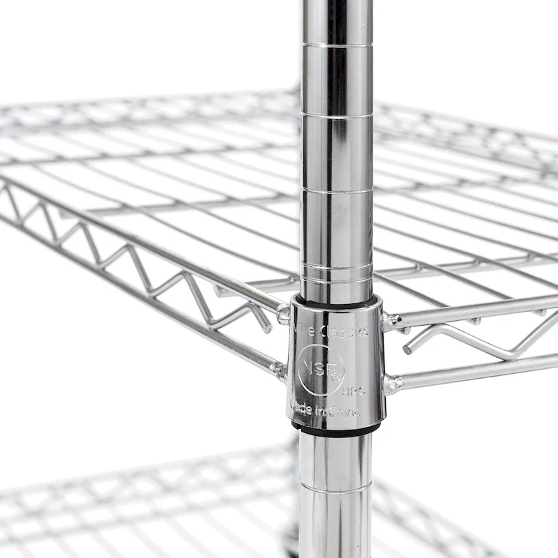 Seville Classics Stainless-Steel Utility Cart NSF, 30 W x 20 D x 36 H - N/A