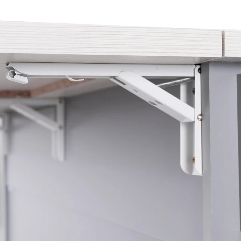 43.8W Kitchen Island with Trash Can Storage Cabinet - N/A