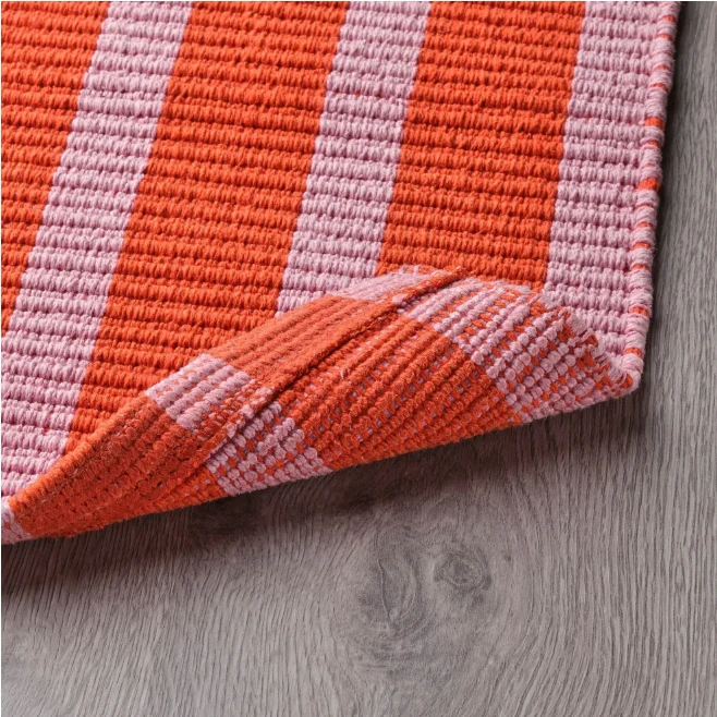 VAGSKYLT Door mat, pink/orange, 40x60 cm