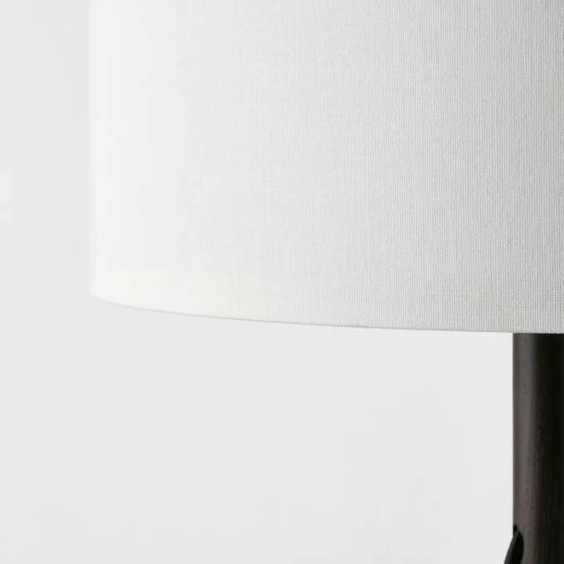 LAUTERS Table lamp, brown ash/white