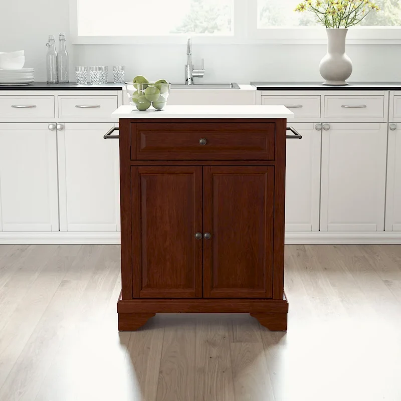 Crosley Lafayette Granite Top Portable Kitchen Island/Cart - 31W x 18D x 35.5H
