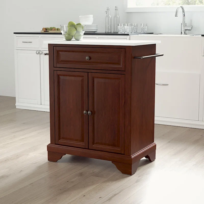 Crosley Lafayette Granite Top Portable Kitchen Island/Cart - 31W x 18D x 35.5H