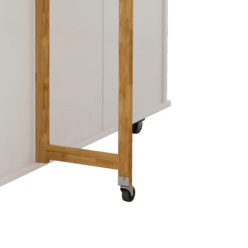 Kitchen Island Cart with 2 Door