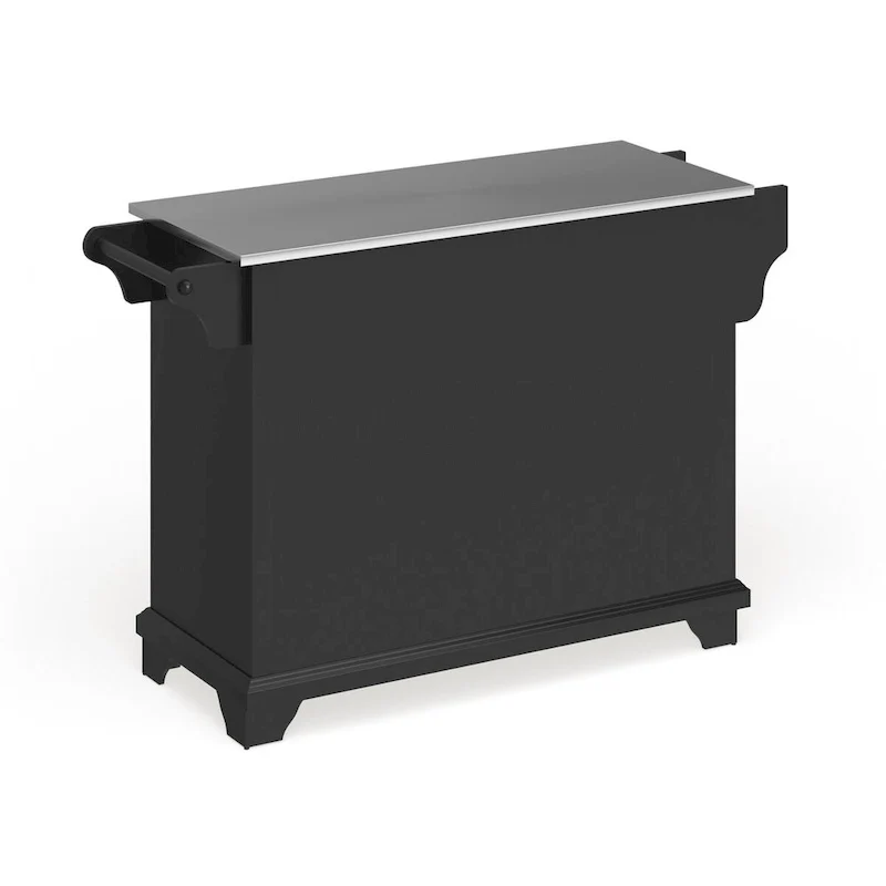 Crosley Lafayette Stainless Steel Top Full Size Kitchen Island/Cart - 18d x 51.5w x 36h
