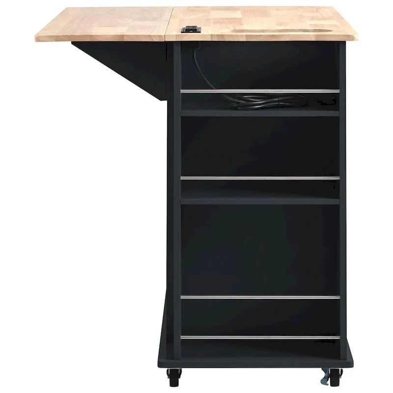 Kitchen Island with Power Outlet