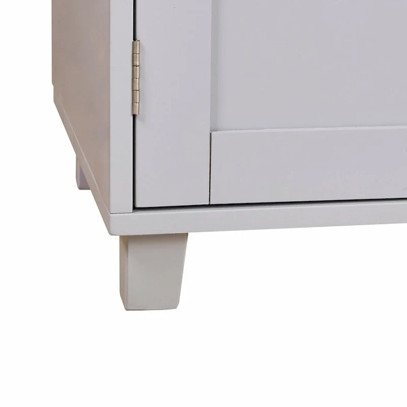 Kitchen Island with Rubber Wood Top, Spacious Drawer, Internal Storage Rack, Wheels