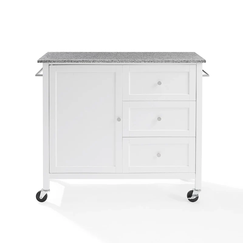Crosley Soren Granite Top Kitchen Island/Cart - 18.13d x 42.13w x 37.5h