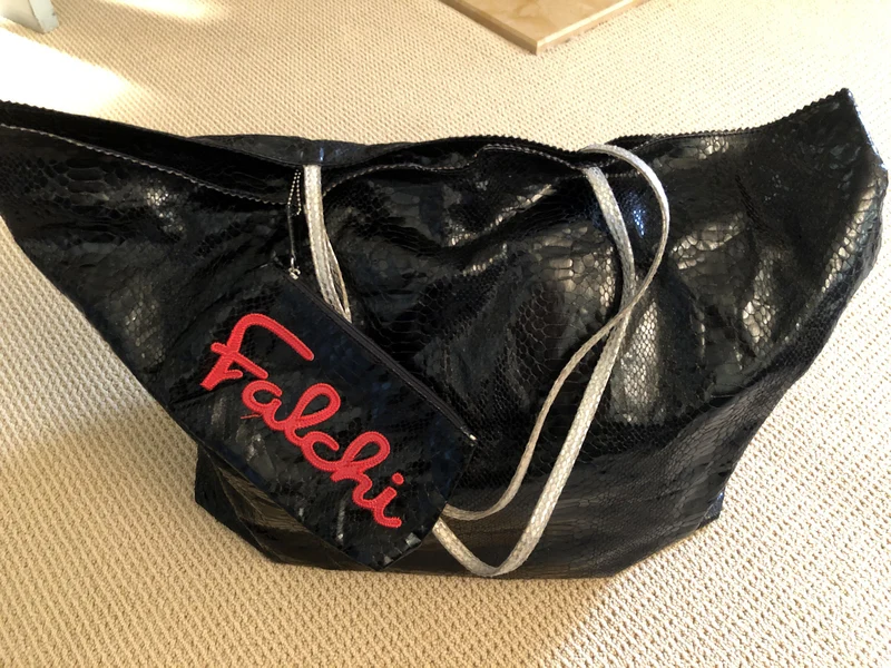 Vintage Falchi Tote - Black