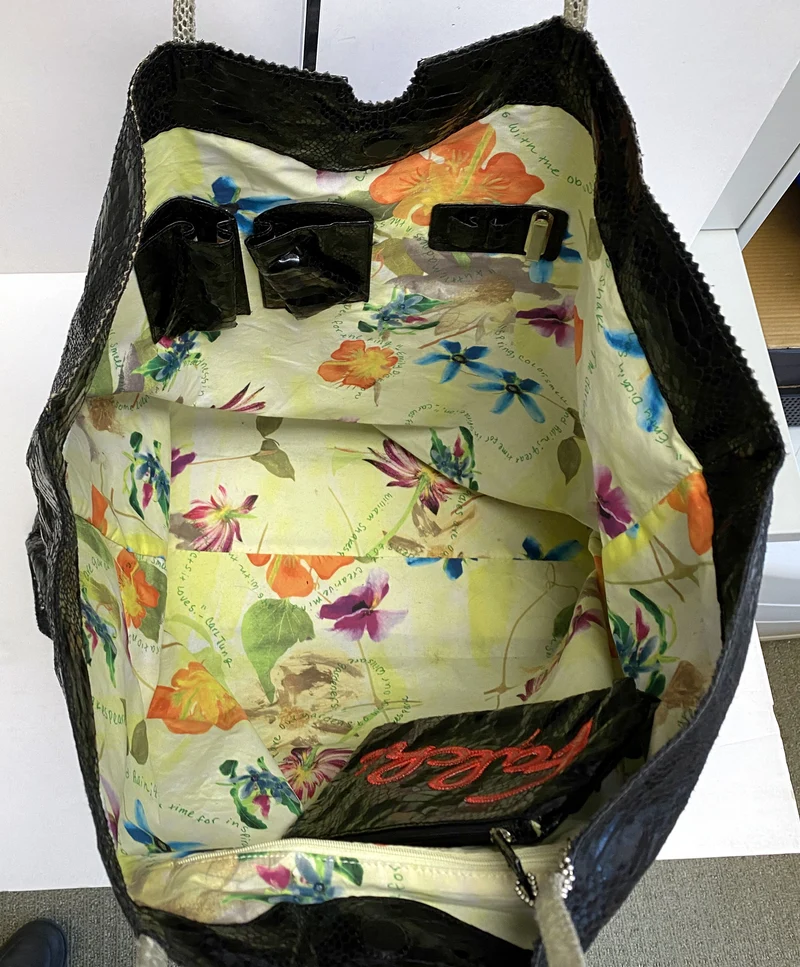 Vintage Falchi Tote - Black