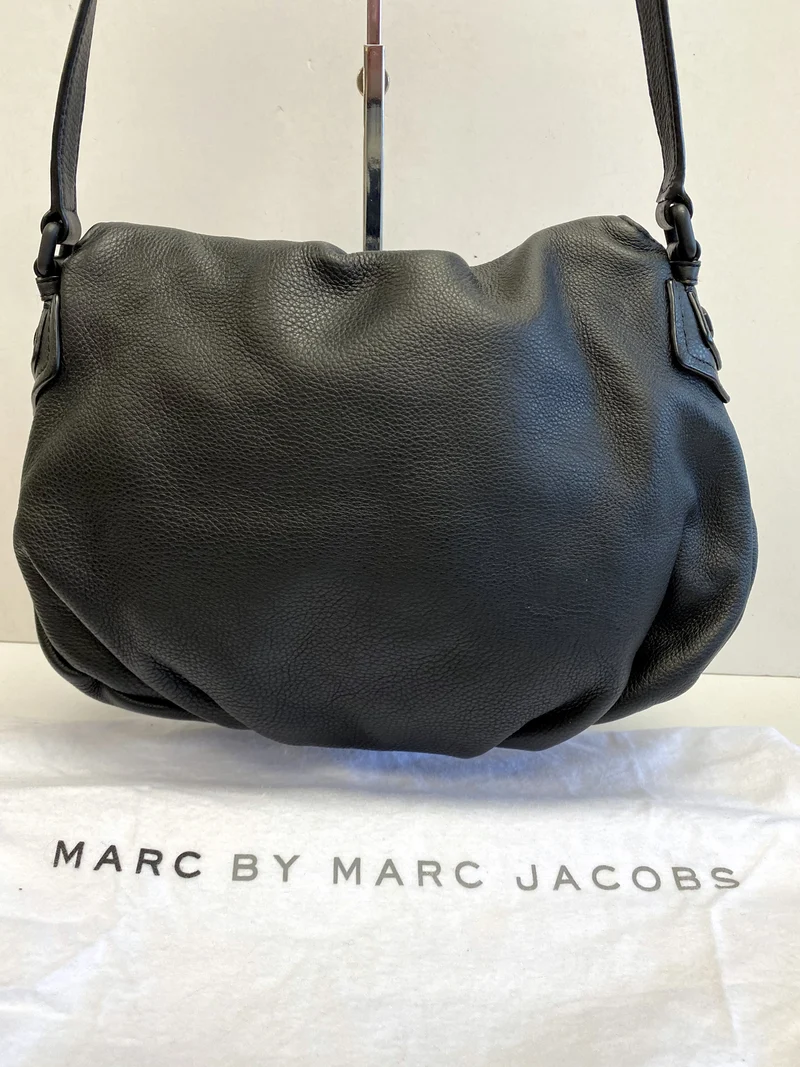 Vintage Marc by Marc Jacobs Black Leather Shoulder Bag with Dust Bag (Like New)