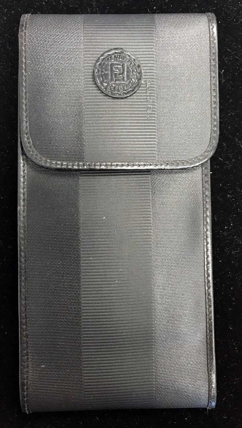 FENDI Vintage Eyeglass Case - Black