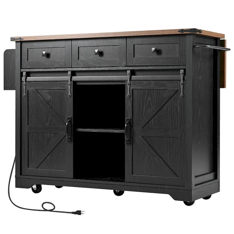 Rolling Kitchen Cart on Wheels,for Home,Kitchen and Dining Room