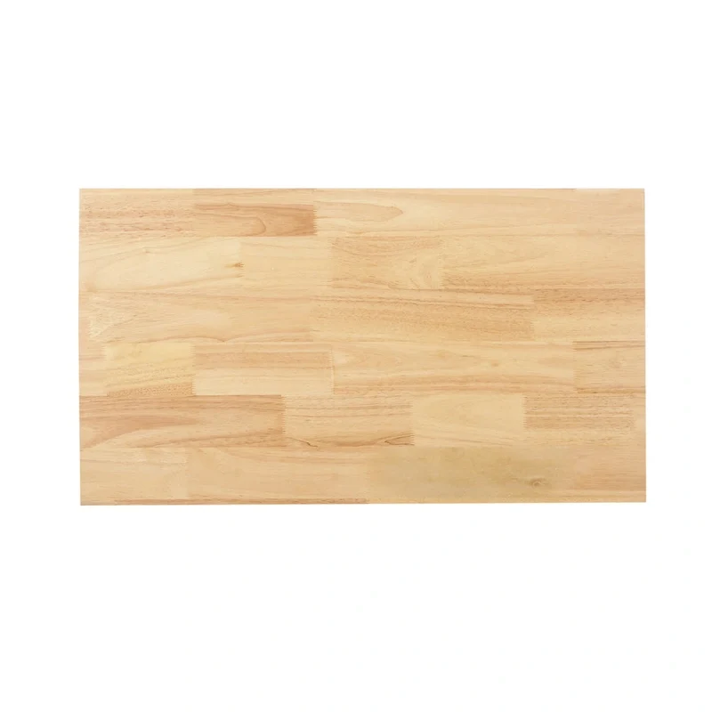 Modern Kitchen Cart with Rubberwood Top, Cabinet Storage, Two Drawers, Three Open Shelves and Lockable Rolling Casters