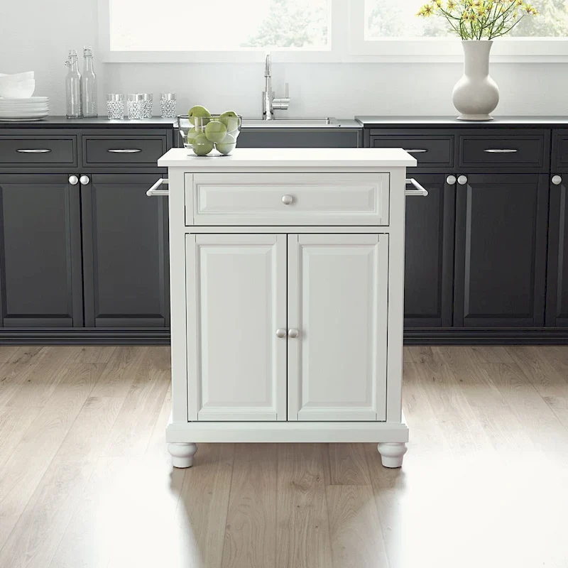 Crosley Cambridge Granite Top Portable Kitchen Island/Cart - 31W x 18D x 35H