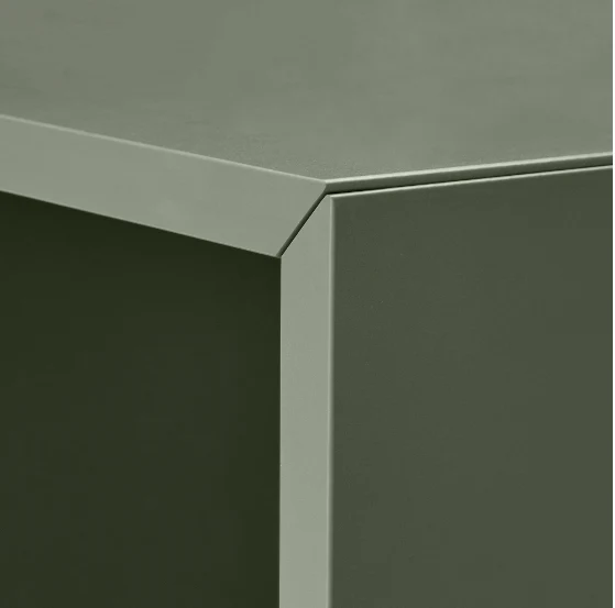 EKET Cabinet, grey-green, 35x35x35 cm