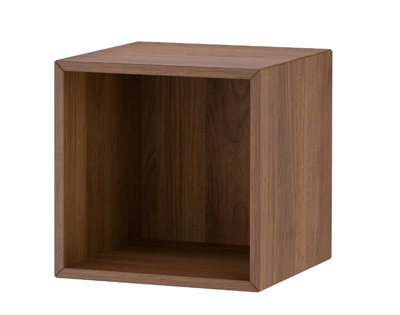 EKET cabinet unit, walnut effect, 35x35x35 cm