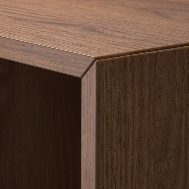 EKET cabinet unit, walnut effect, 35x35x35 cm