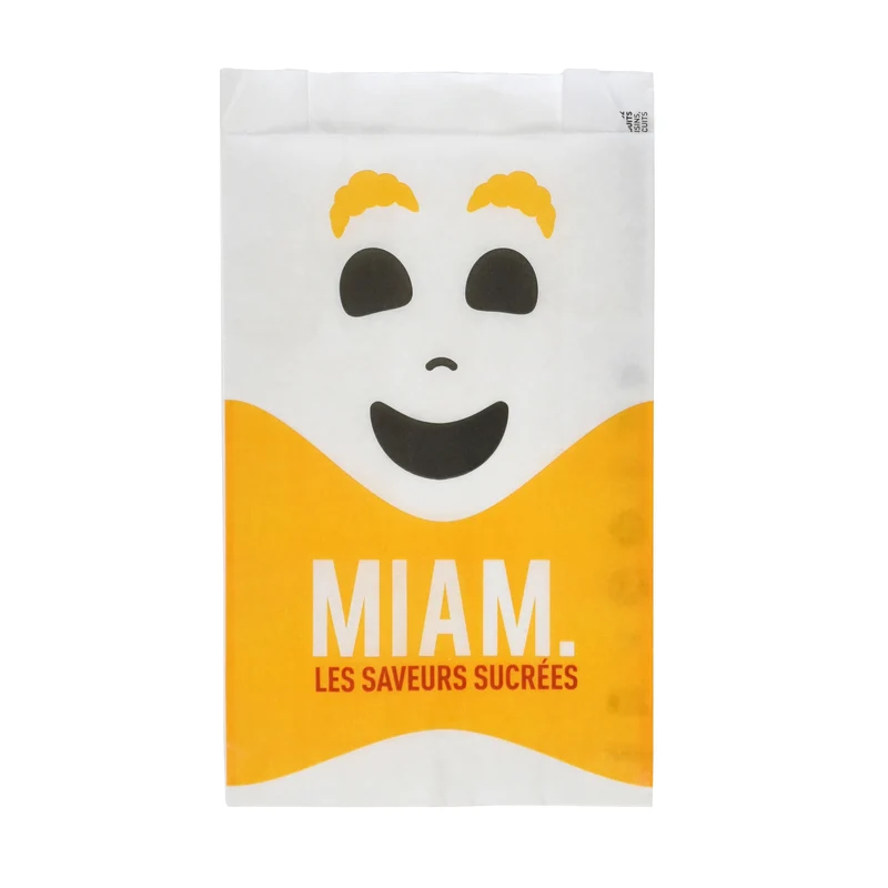 SAC VIENNOISERIE PAPIER 120/25+25X210MM BLANC X1000