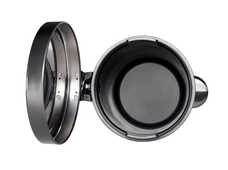 POUBELLE 6L A PEDALE INOX CHARBON