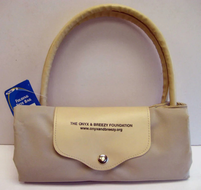Beige Folding Tote