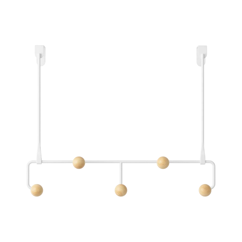 Türgarderobe Estique 5 Haken, Weiss