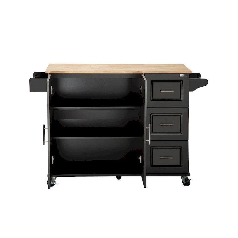 Kitchen Island & Kitchen Cart(no include stool)