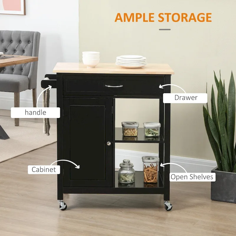Kitchen Island with Storage for Dining Room