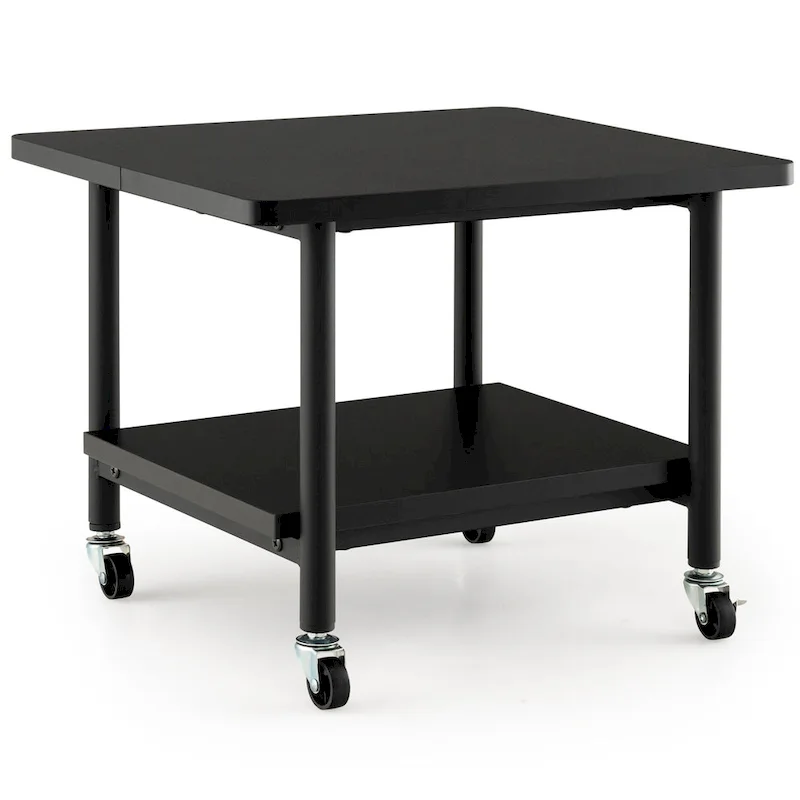 Gymax Printer Stand w/ Storage Under Desk Printer Table w/ 4 Wheels - See Details