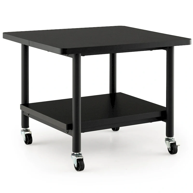 Gymax Printer Stand w/ Storage Under Desk Printer Table w/ 4 Wheels - See Details